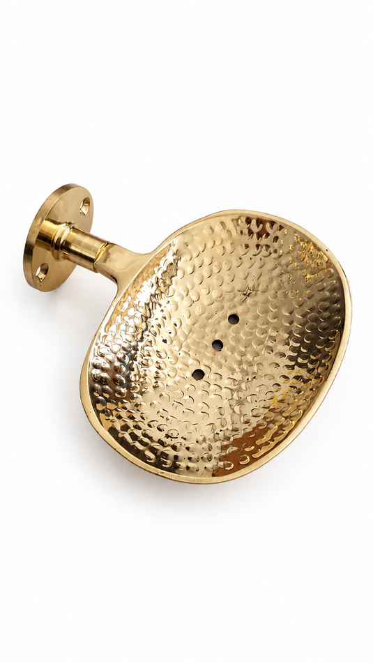Moroccan Brass Bathroom Accessories Set – 4-Piece Wall