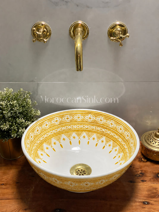 Bathroom Vessel Sink Moroccan Style