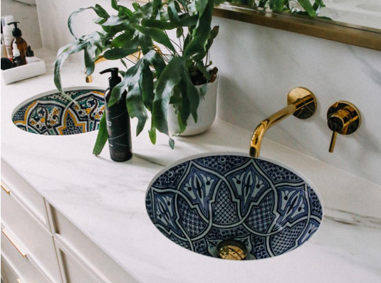 Exploring the Artistry and Functionality of Moroccan Sinks