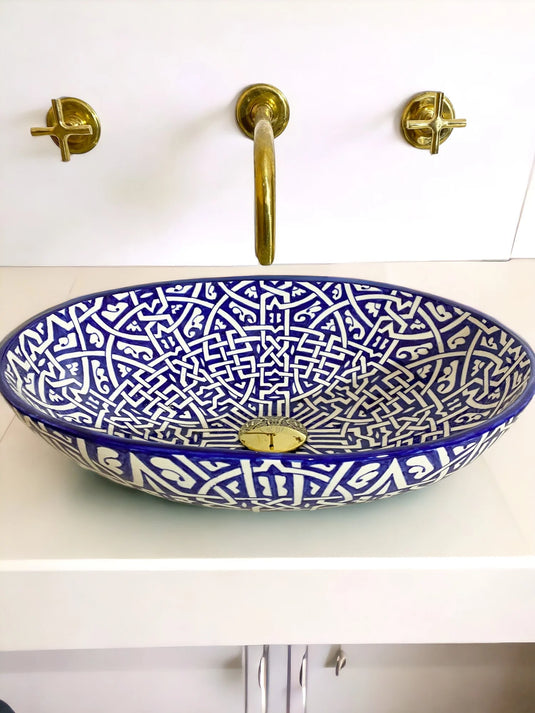 Oval Moroccan Sink