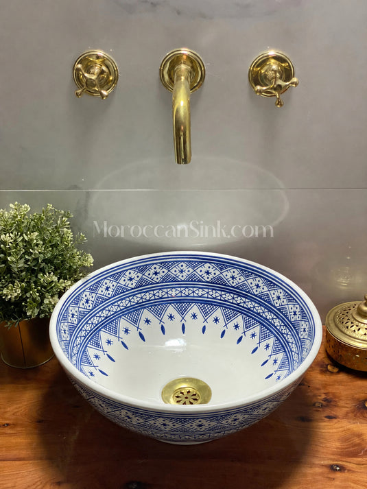 Bathroom Vessel Sink Moroccan Style