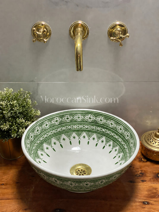 Bathroom Vessel Sink Moroccan Style