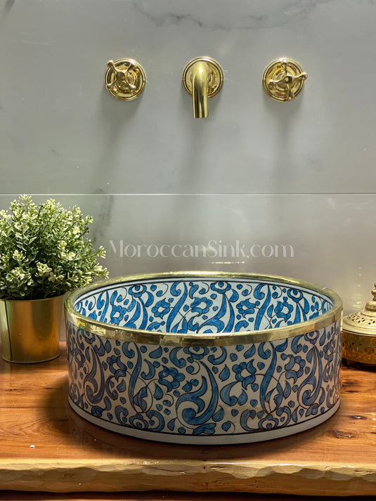 moroccan handmade sink