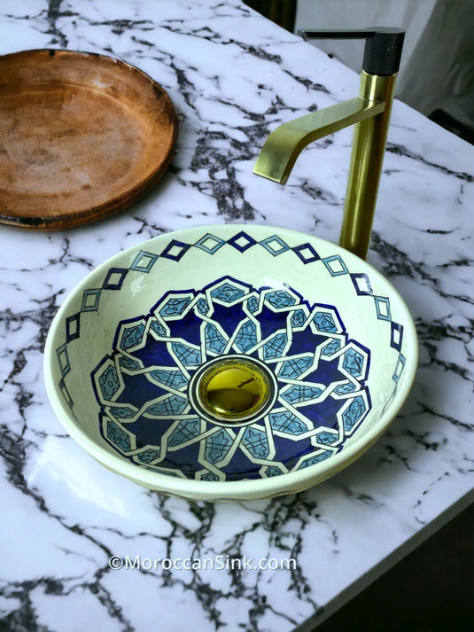 Handmade Moroccan Sink Bowl - Moroccan Sink