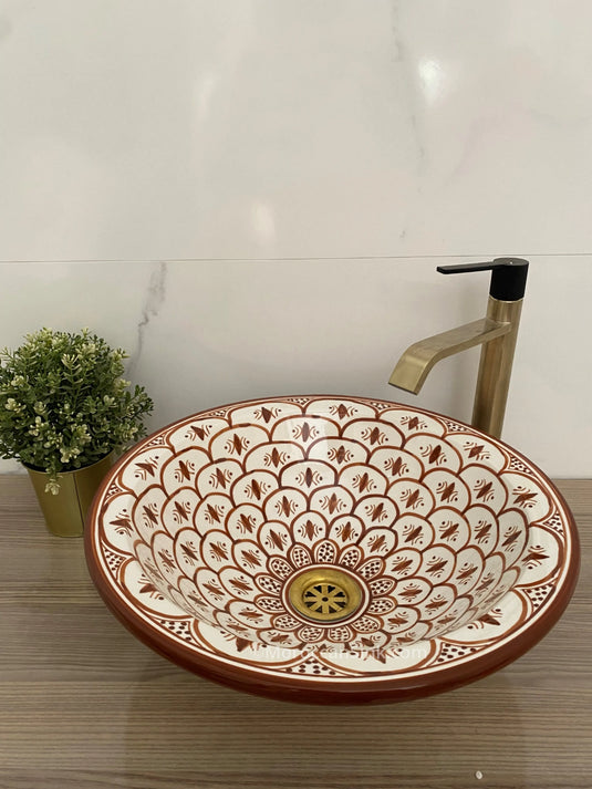 Handcrafted Moroccan Vanity Sink - Moroccan Sink