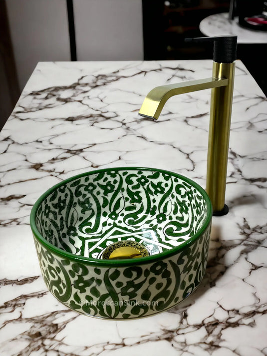 Handmade Bathroom Vessel Sink - Moroccan Sink