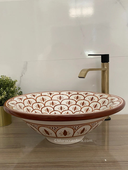 Handcrafted Moroccan Vanity Sink - Moroccan Sink