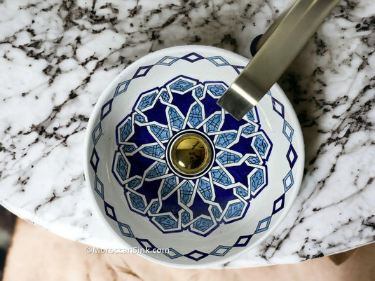 Handmade Moroccan Sink Bowl - Moroccan Sink