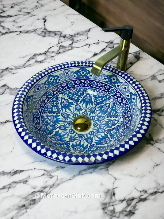 Majestic Moroccan Elegance Wash Basin - Moroccan Sink