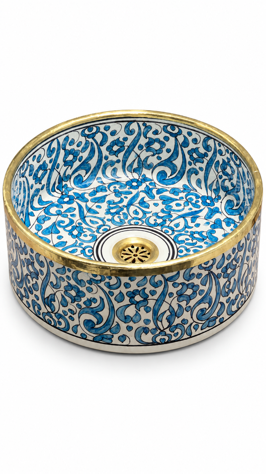 Lavabo rond pour salle de bain et cuisine #100