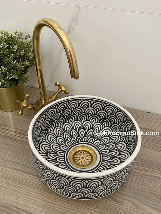 Handmade Modern Bathroom Ceramic Sink MoroccanSink