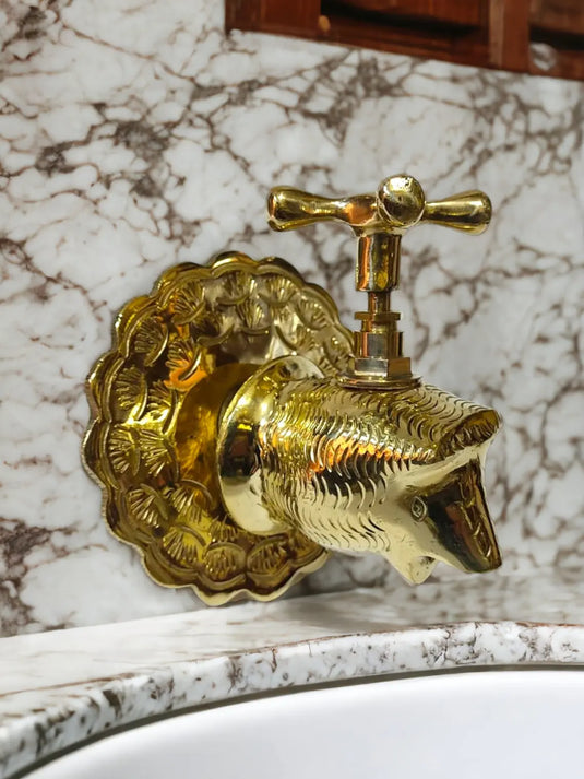 Moroccan Craftsmanship Brass Faucet MoroccanSink