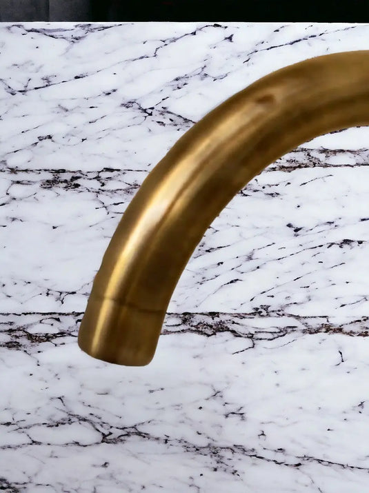 Versatile single-hole unlacquered Brass faucet #04 MoroccanSink