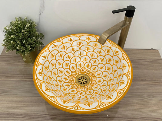 Handcrafted Moroccan Vanity Sink - Moroccan Sink