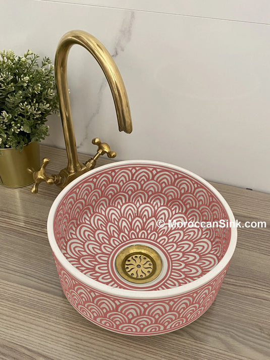 Handmade Modern Bathroom Ceramic Sink MoroccanSink